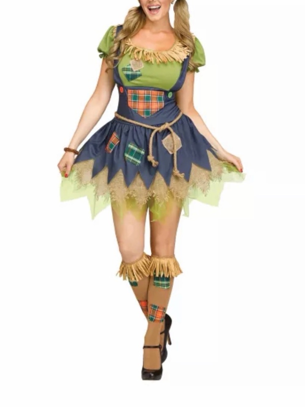 SPIRIT Sweet Scarecrow Costume Adult SM (2-8)